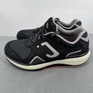 Joya Waikiki Deep Sea Womens 8.5 Black Gray Suede Comfort Walking Shoes Swiss